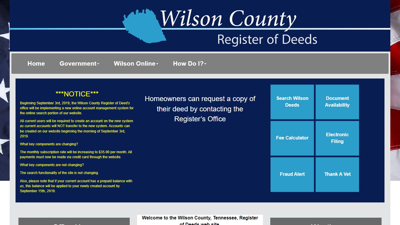 Wilson County - Register of Deeds